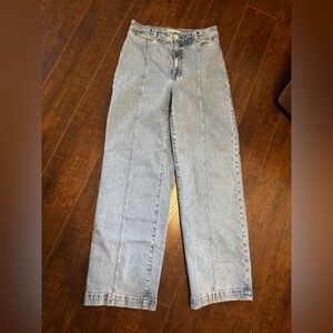 Madewell Light Blue Women Wide Leg Jean